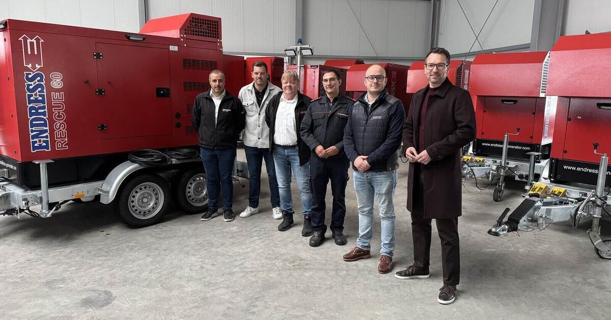Fünf neue mobile Stromerzeuger: Karlsbad baut seine Notfallvorsorge aus