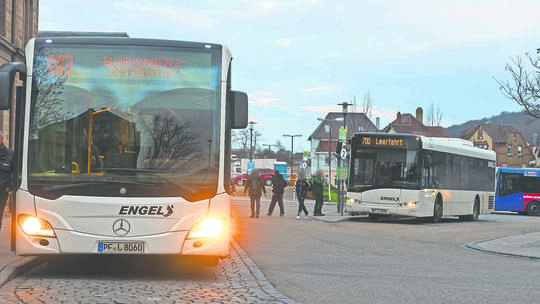 Mühlacker Busbahnhof Stadtbus