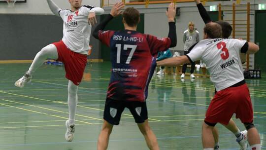 Die TGS Pforzheim mit Dominik Schindel drehte auswärts bei der HSG Linkenheim/Hochstetten in der Schlussphase auf. Michael Ripbe