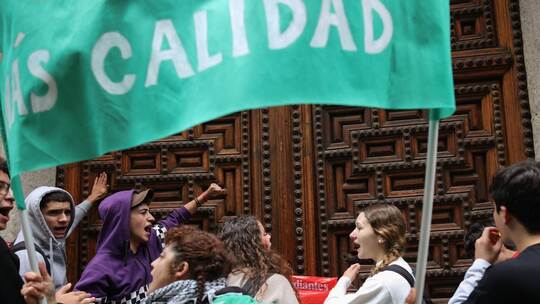 Proteste in Madrid Proteste in Madrid