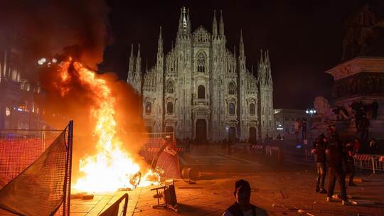 Proteste in Italien Proteste in Italien