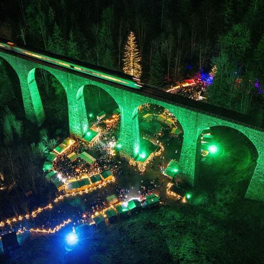 Weihnachtsmarkt in der Ravennaschlucht