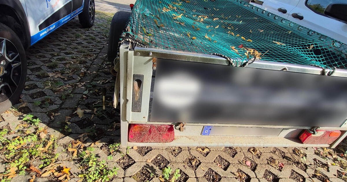 Flat tire, scarce parking spaces: Trailer causes trouble in Lomersheim