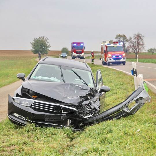 Schwerer Verkehrsunfall bei Langenau
