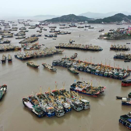 China bereitet sich auf Taifun Champi vor