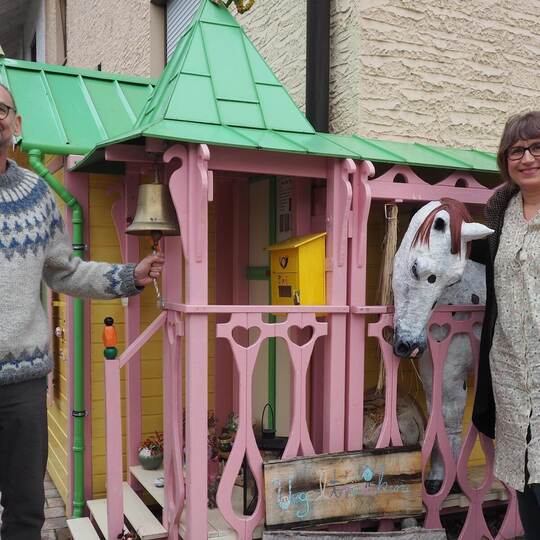 Eine Märchenwelt hat Melanie Werner mit Unterstützung von Kai-Uwe Gößner in Hamberg geschaffen. Für die 52-Jährige sind das Wich