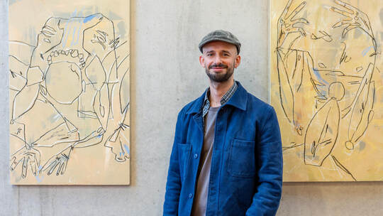 „Mache gerne Dinge, dir nur andeuten.“ – Thomas Sterzer vor seiner „Bilder“-Serie in der Raphael-Kirche Ausstellung Thomas Sterzer