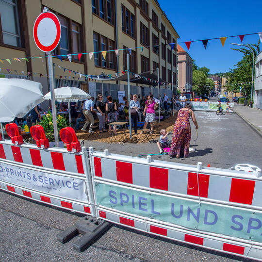 Eröffnung Spielstraße Belfortstraße