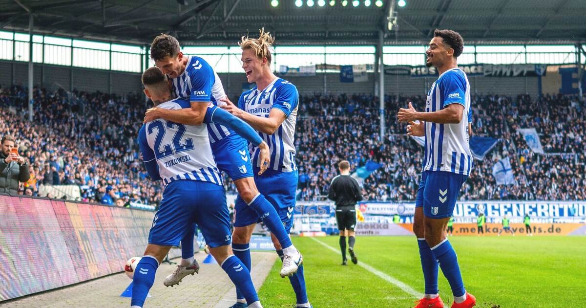 Magdeburg crushes KSC 6-1 and storms into fourth place