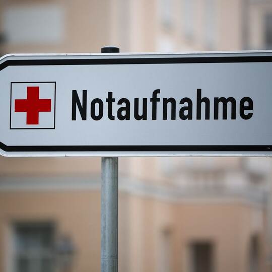 Schild „Notaufnahme“