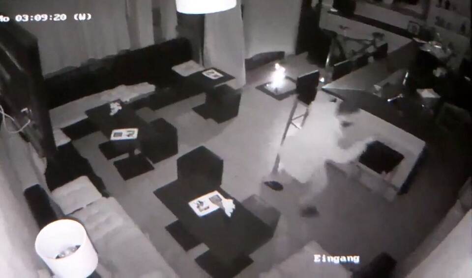 Explosion in Mannheimer Cafe