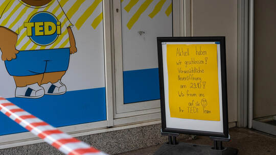 Tedi Galeria Wiedereröffnung