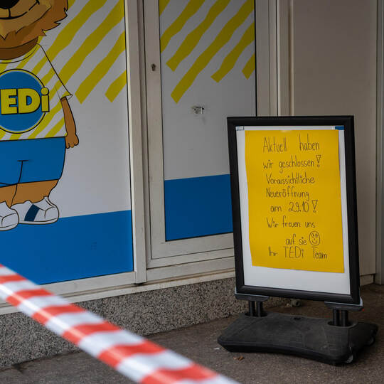 Tedi Galeria Wiedereröffnung
