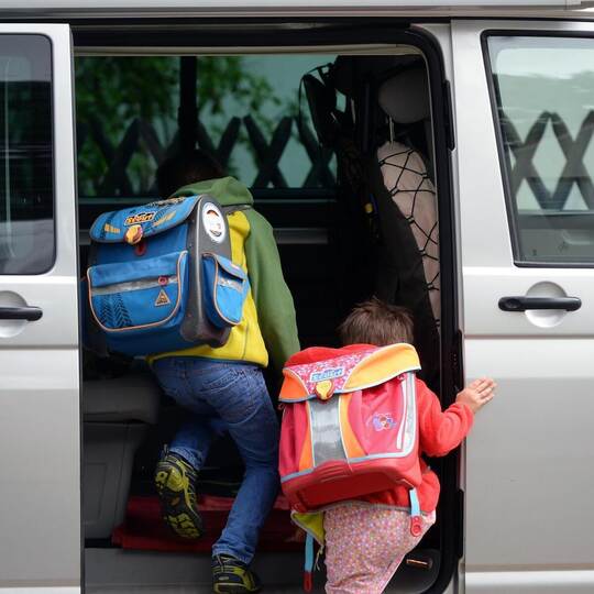 Elterntaxi zur Schule