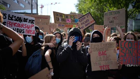 Schulproteste in Frankreich Schulproteste in Frankreich