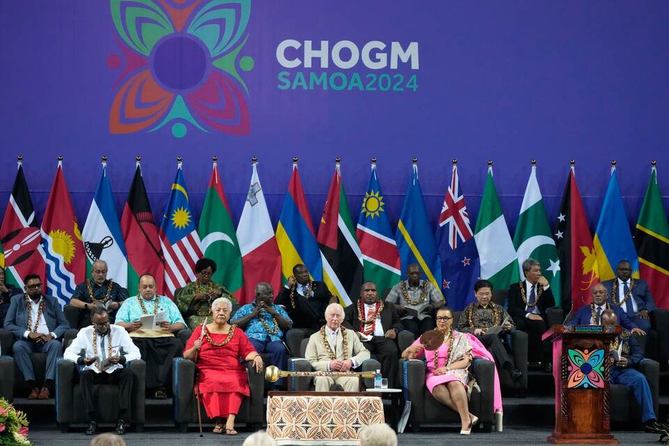 Treffen der Commonwealth-Regierungschefs in Samoa Treffen der Commonwealth-Regierungschefs in Samoa