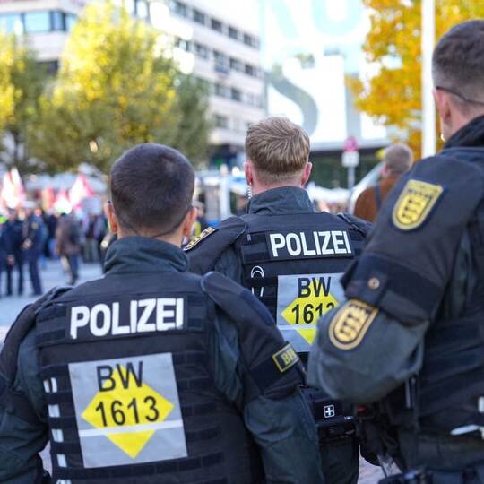 Demonstration in Stuttgart
