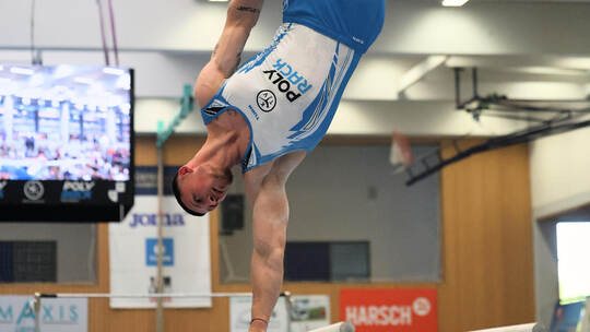 Illia Kovtun überzeugte bei der Turn-Weltmeisterschaft. Foto: Tom Arendt