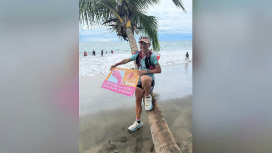 Läuferin Jola Ketterer absolvierte auf ihrer 13-tägigen Costa-Rica-Tour insgesamt 550 Kilometer und 8500 Höhenmeter. Ketterer