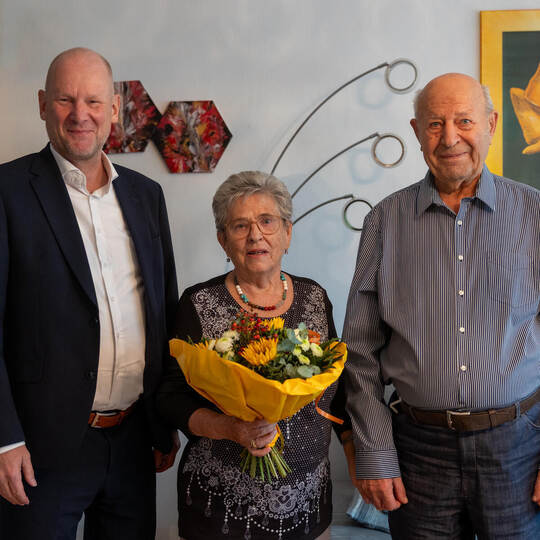 Eiserne Hochzeit Ehepaar Bressem
