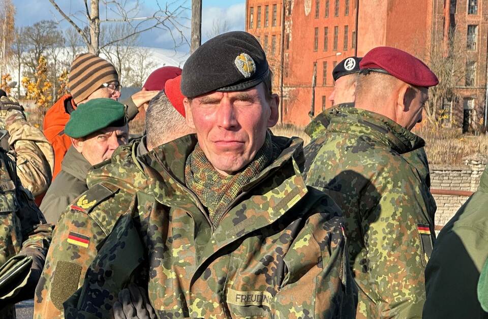 Generalleutnant Freuding in Narva/Estland Generalleutnant Freuding in Narva/Estland