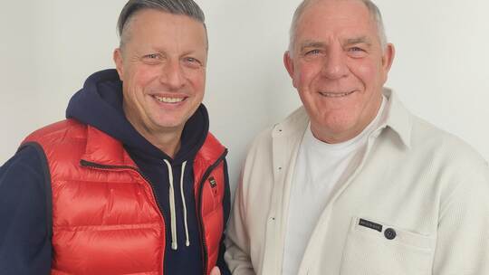 CDU-Stadtrat Jörg Augenstein (links) und Sportkreis-Vorsitzender Henry Wiedemann freuen sich auf die zweite Jugendsportler-Ehrun