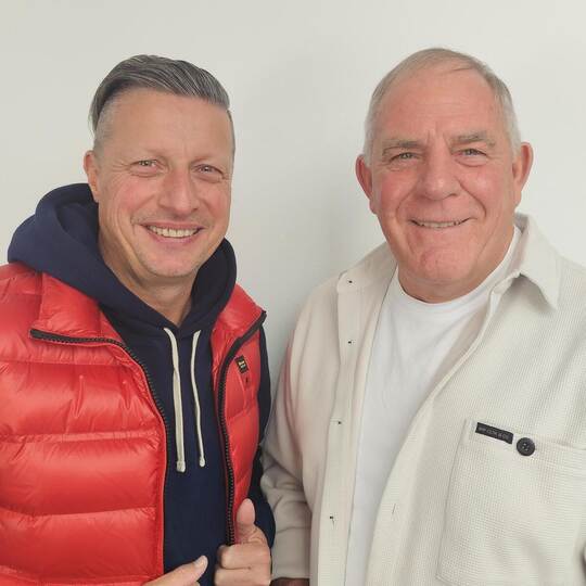 CDU-Stadtrat Jörg Augenstein (links) und Sportkreis-Vorsitzender Henry Wiedemann freuen sich auf die zweite Jugendsportler-Ehrun