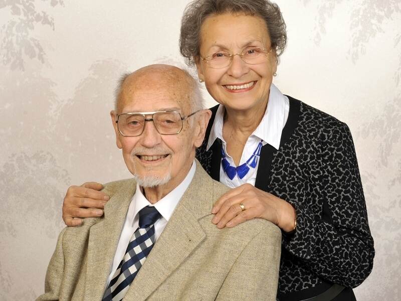 Sechs Jahrzehnte verheiratet und Klaus er feiern