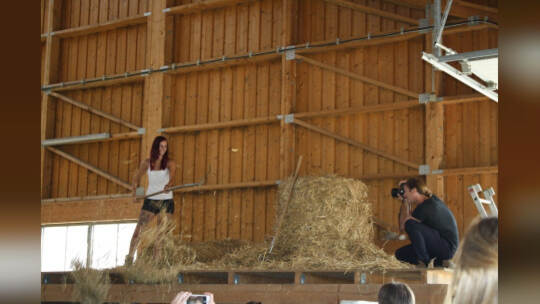 Shooting für den Kalender der Jungbäuerinnen - Bildergalerie