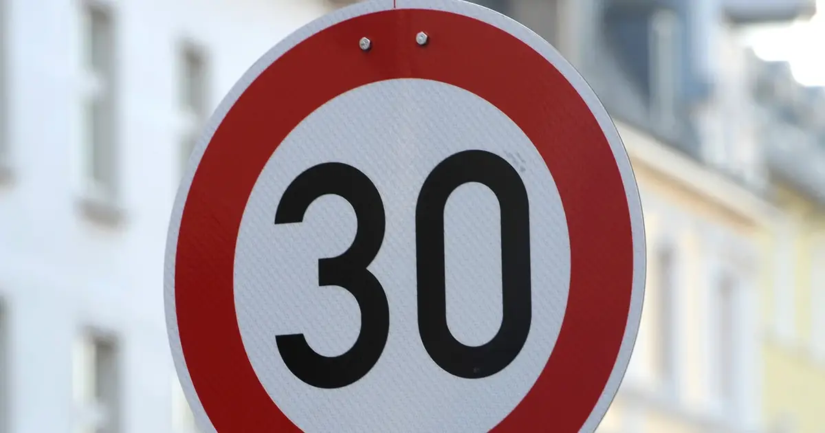30er-Zone in der Hohenzollernstraße: Jeder vierte Fahrer zu schnell ...