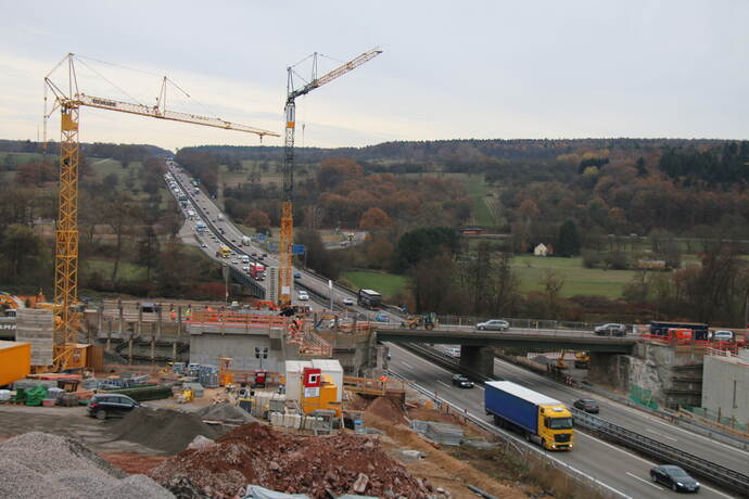 Die größte Baustelle der Region: A8 im Enztal kurz vor Sperrung ...