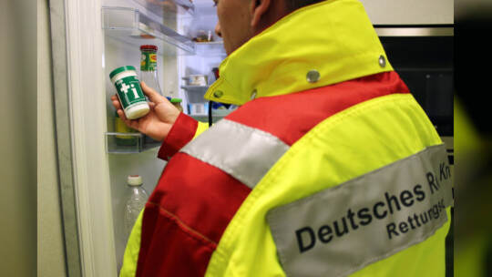 Anders als man vermuten könnte, befinden sich der Notfalldose keine Medikamente, sondern alle Informationen, die Ersthelfer benö