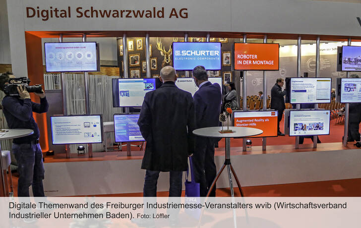 Industriemesse des Wirtschaftsverbandes wvib in Freiburg