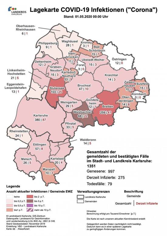Coronavirus: Erstmals über 400 Genesene in Pforzheim und ...