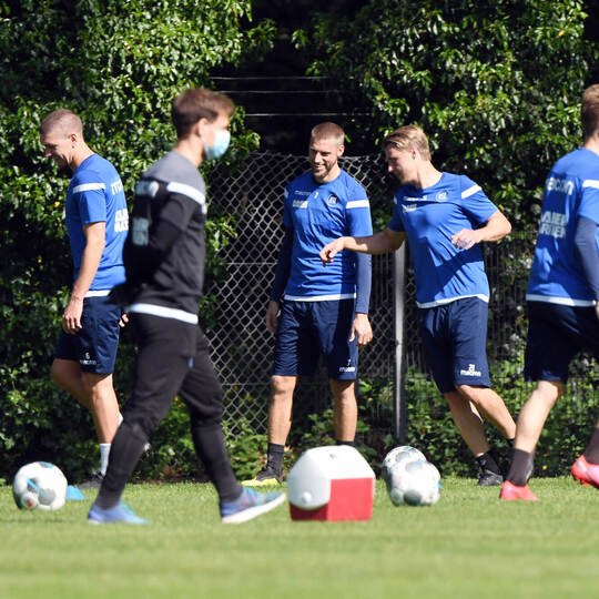 KSC trainiert erstmals wieder mit ganzer Mannschaft