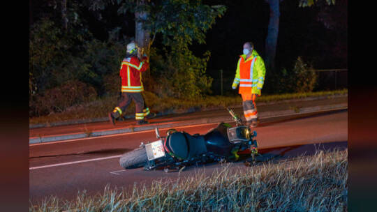 Unfall Fahrrad und Motorradfahrer 06