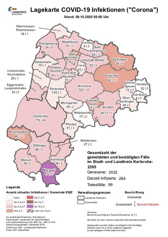 Erneuter Corona-Todesfall im Enzkreis - Pforzheim nähert sich dem Warnwert - Region ...