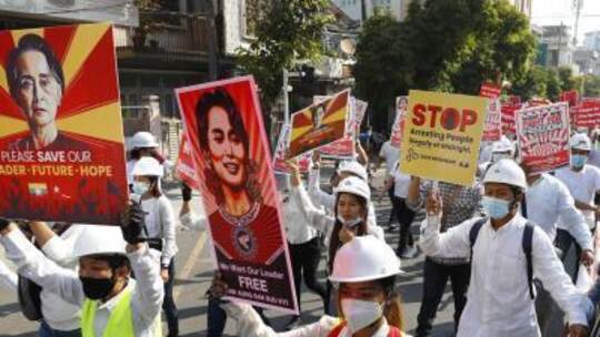 Proteste in Myanmar Proteste in Myanmar