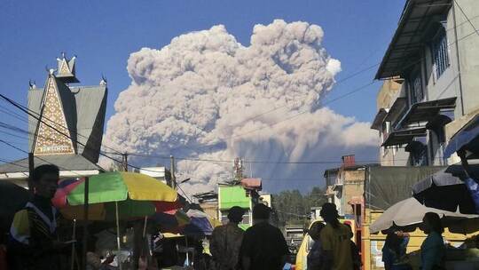 Ausbruch des Sinabung