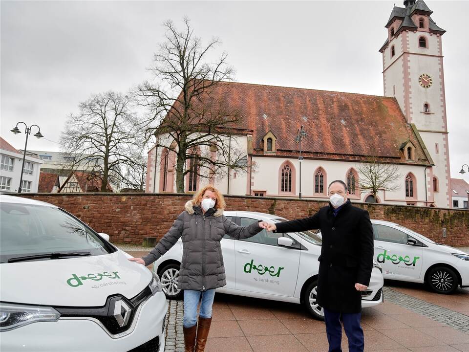 Kooperation ermöglicht ökologische Mobilität EAutos für Niefern