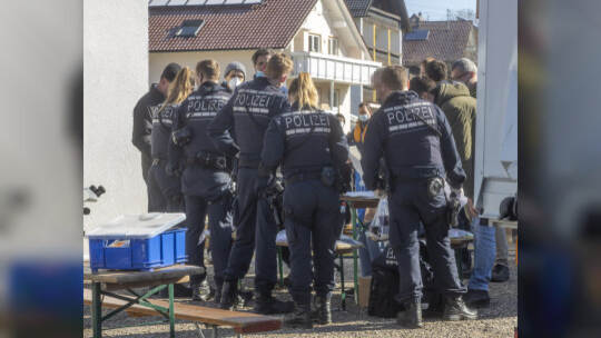 Polizeieinsatz Langenbrand