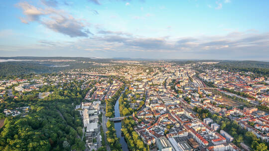 Pforzheim Innenstadt Luftbild