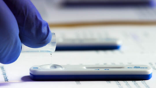 „Drive in“-Corona-Test in Lehnitz