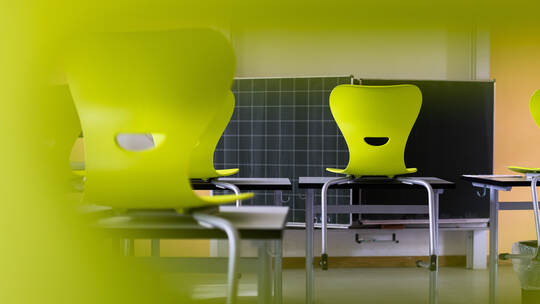 Coronavirus - Leere Schule in Baden-Württemberg