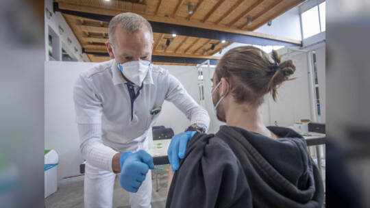 Impfaktion Supermarkt Pforzheim