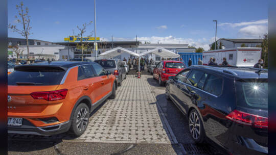 Impfaktion Supermarkt Pforzheim