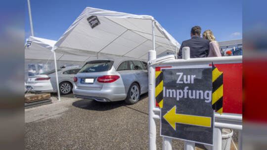 Impfaktion Supermarkt Pforzheim