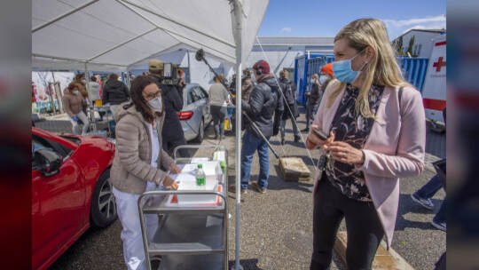 Impfaktion Supermarkt Pforzheim