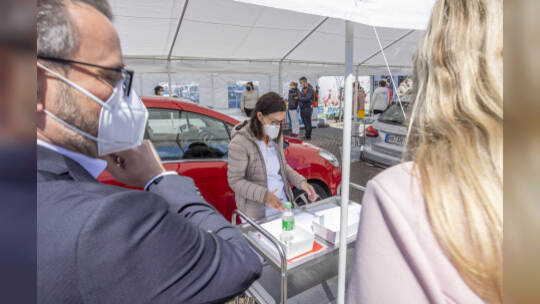 Impfaktion Supermarkt Pforzheim