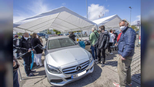 Impfaktion Supermarkt Pforzheim